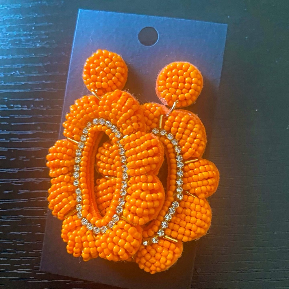 Orange Earrings